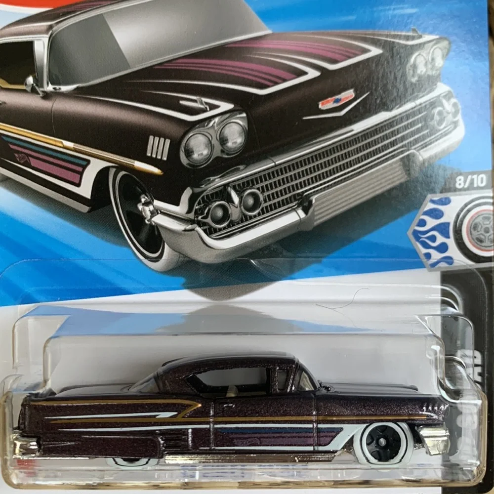 1958 Chevy Impala Hot Wheels 58 1950s Car Hotwheels 50s Chevrolet New 2025